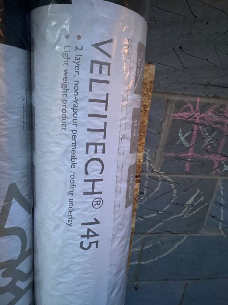 image for Redland roofing underfelt, 4 rolls £100