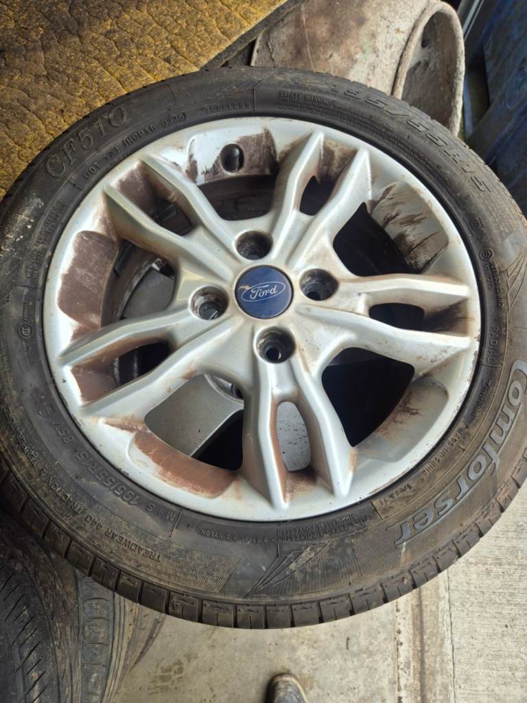 2016 FORD FIESTA SPARE 16 INCH WHEEL 195X55XR16 TYRE GOOD CONDITION