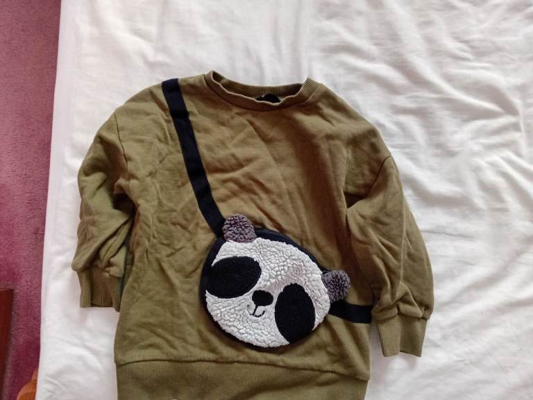 Child's Green Pocket Top Age 2-3