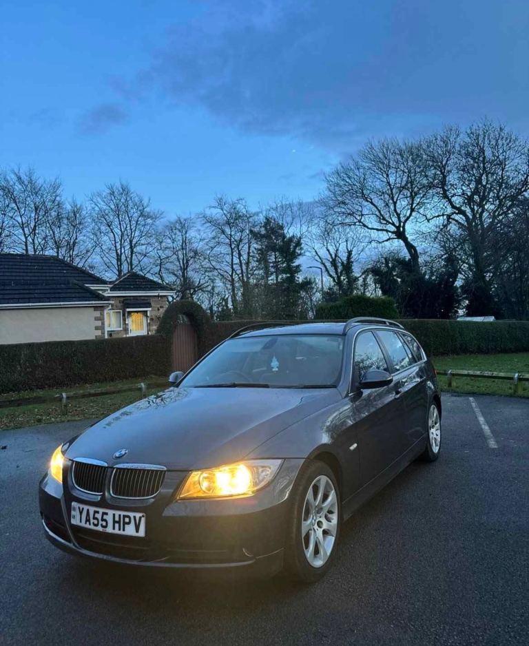 BMW E90 estate automatic 325i petrol grey 2005 full history 