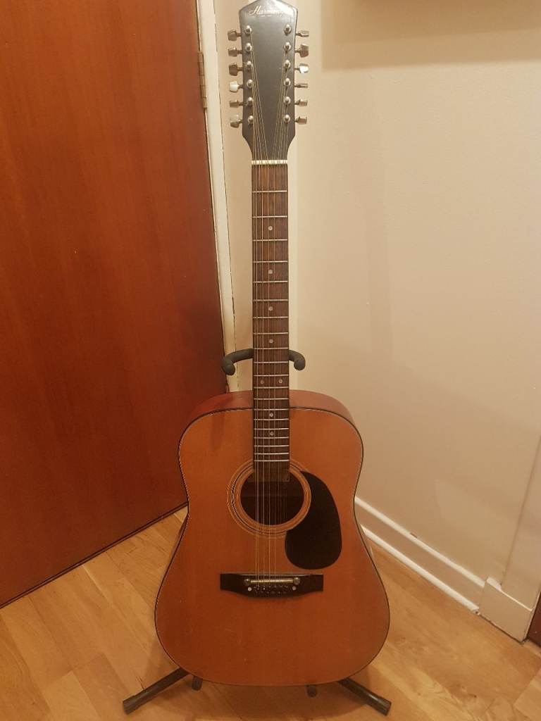 12 string guitar Harmony H160A