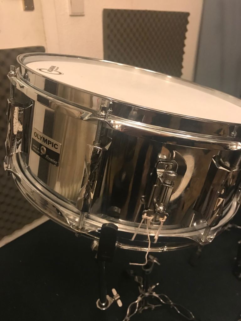 image for Vintage Premier Olympic 1005 Snare (early 70s - restored to mint condition)