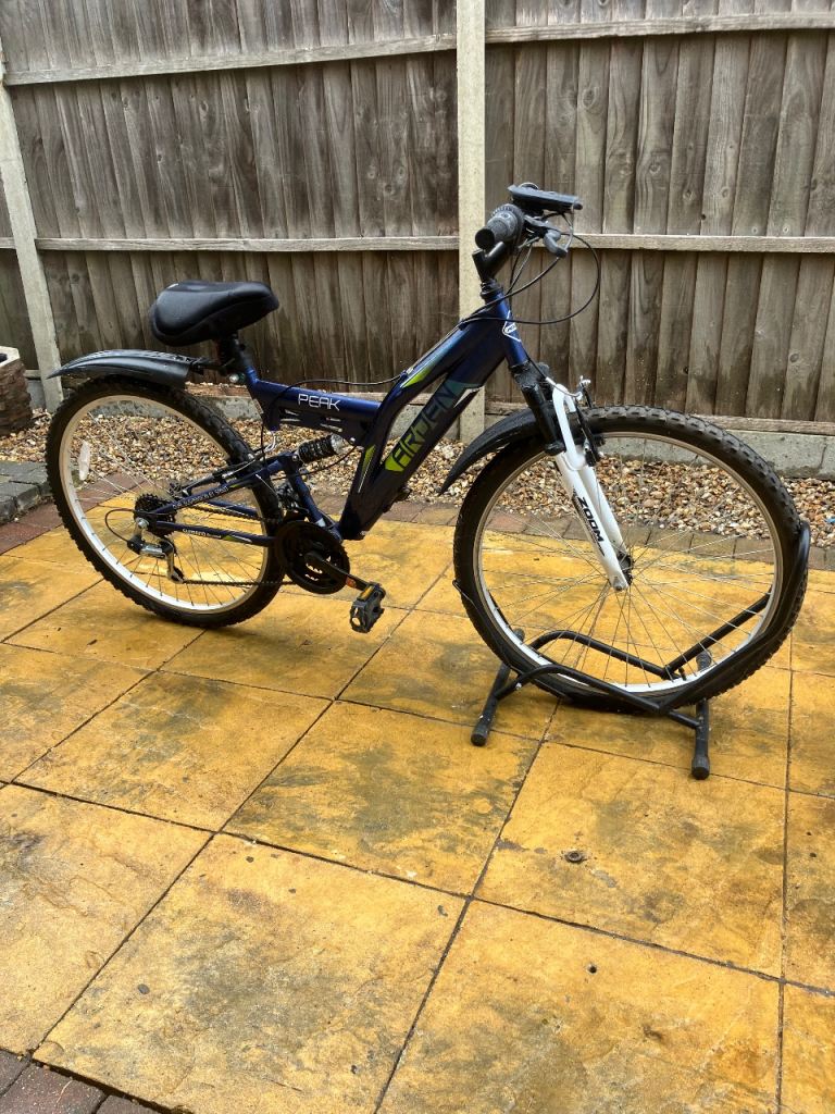 26" Wheel Arden Zoom Peak Unisex Full Suspension Mountain Bike 19" Frame 21 Speed+Plus Stand £75ono