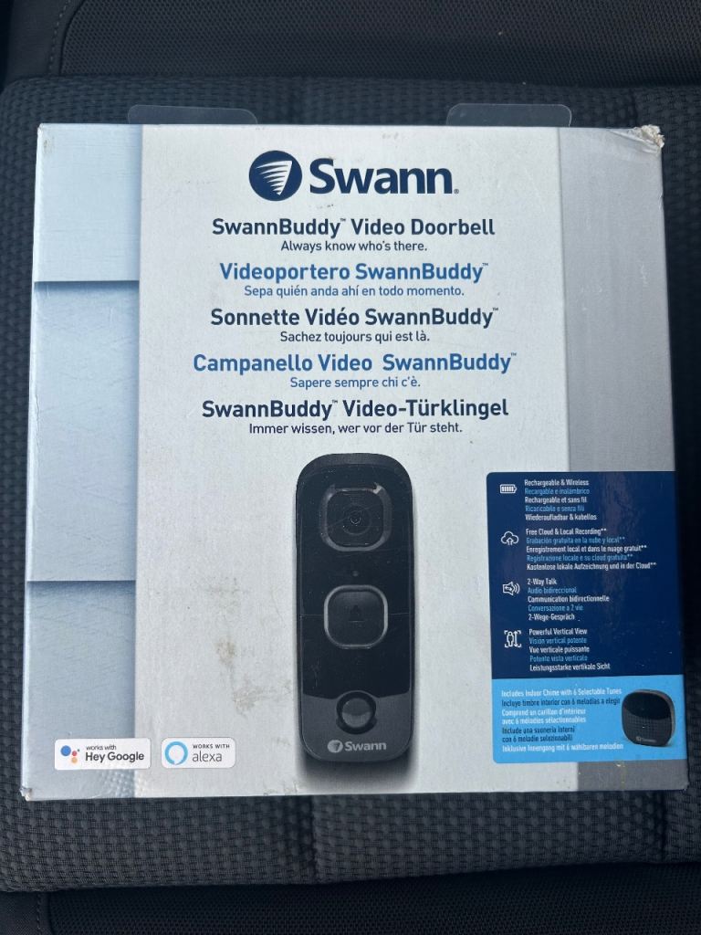 SwannBuddy Video Doorbell - Smart Home Security