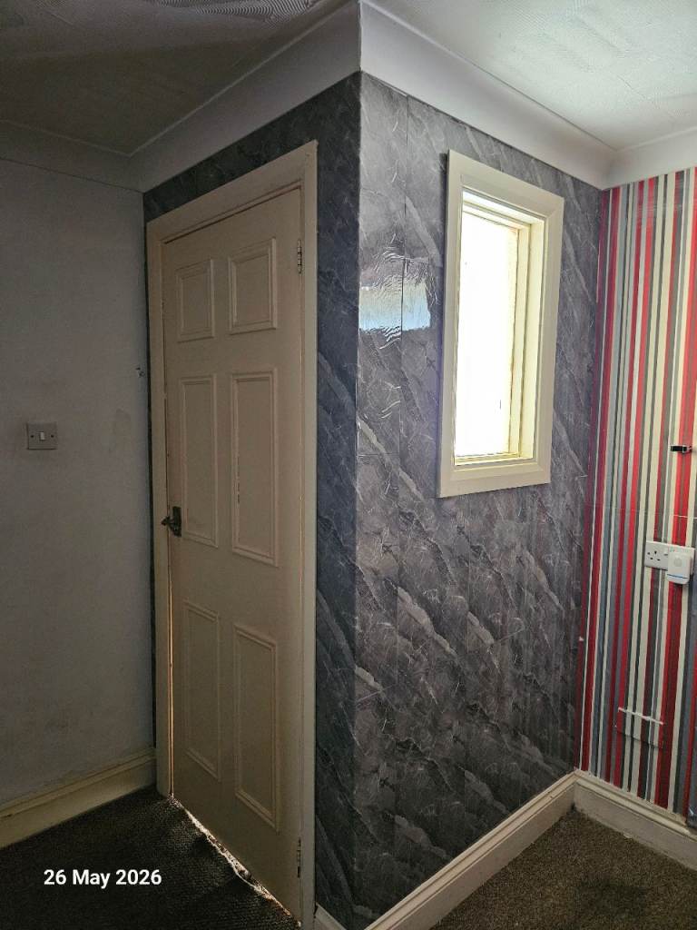 The largest bedroom in a three-bedroom house