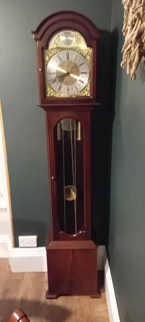 Grandfather clock.