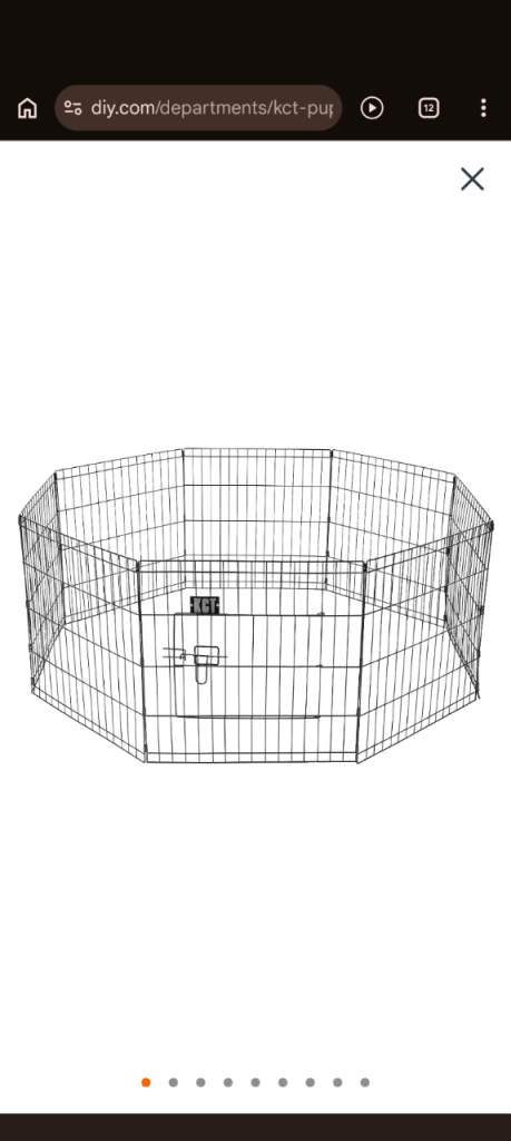 Puppy play pen