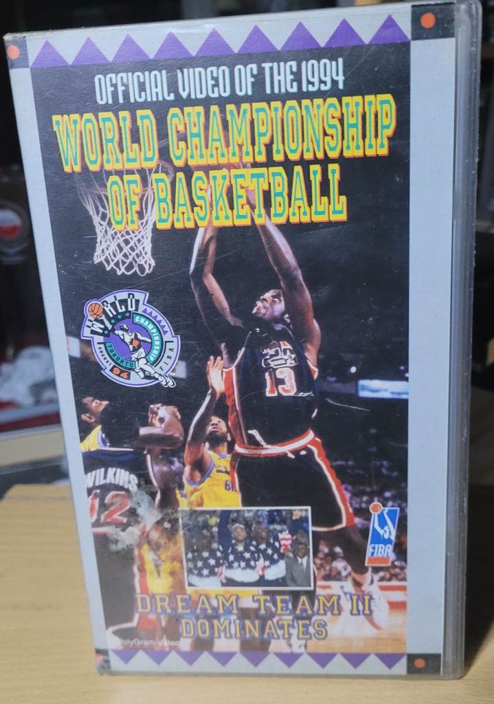 1994 World Championship Basketball Dream Team ll Dominates Vhs Video a14