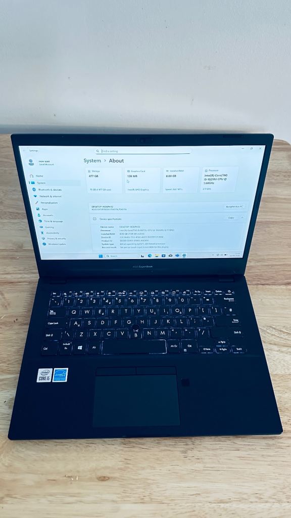 ASUS ZenBook 14 UX425EA Laptop - Intel i5, 8GB RAM, 512GB SSD