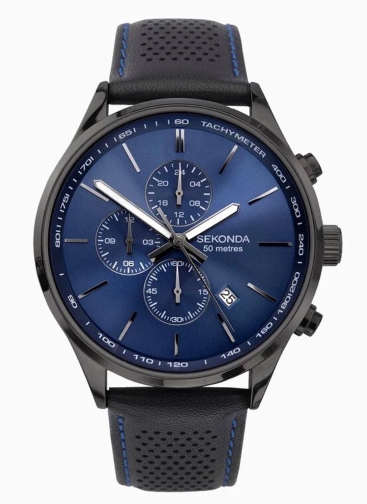 SEKONDA Chronograph Watch BRAND NEW Rrp £79.99