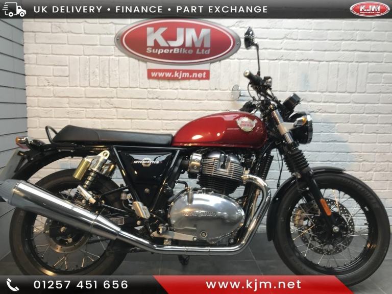 ROYAL ENFIELD INTERCEPTOR 650 TWIN, 2024/24, JUST 1587 MILES IN RED