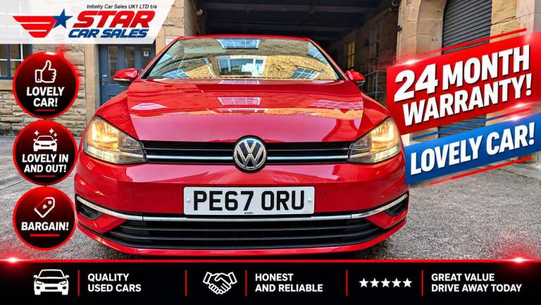 2017 Volkswagen Golf 1.6 TDI SE [Nav] 5dr DSG HATCHBACK Diesel Automatic