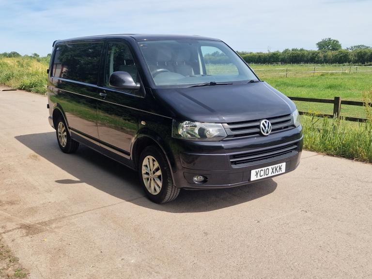 2010 VW Volkswagen Transporter T28 140 TDI SWB Black  Drives Perfect  139k