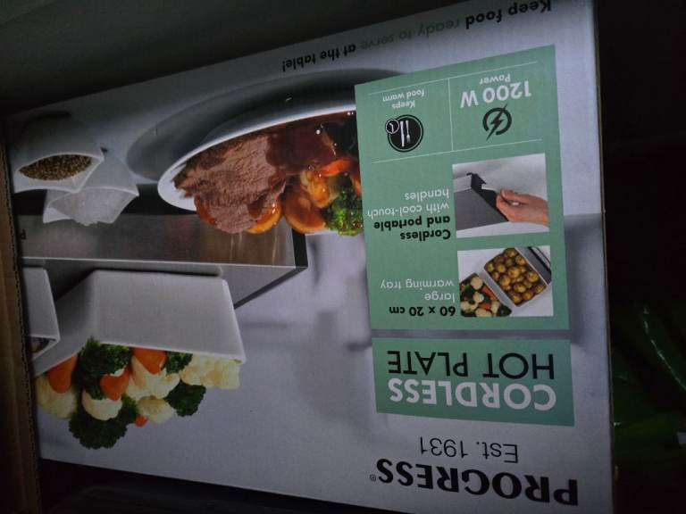 Progress cordless hot plate