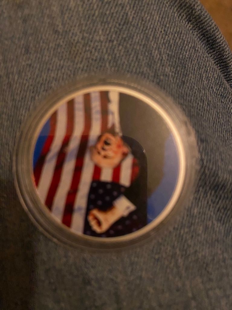 Trump solid silver 1oz coin 