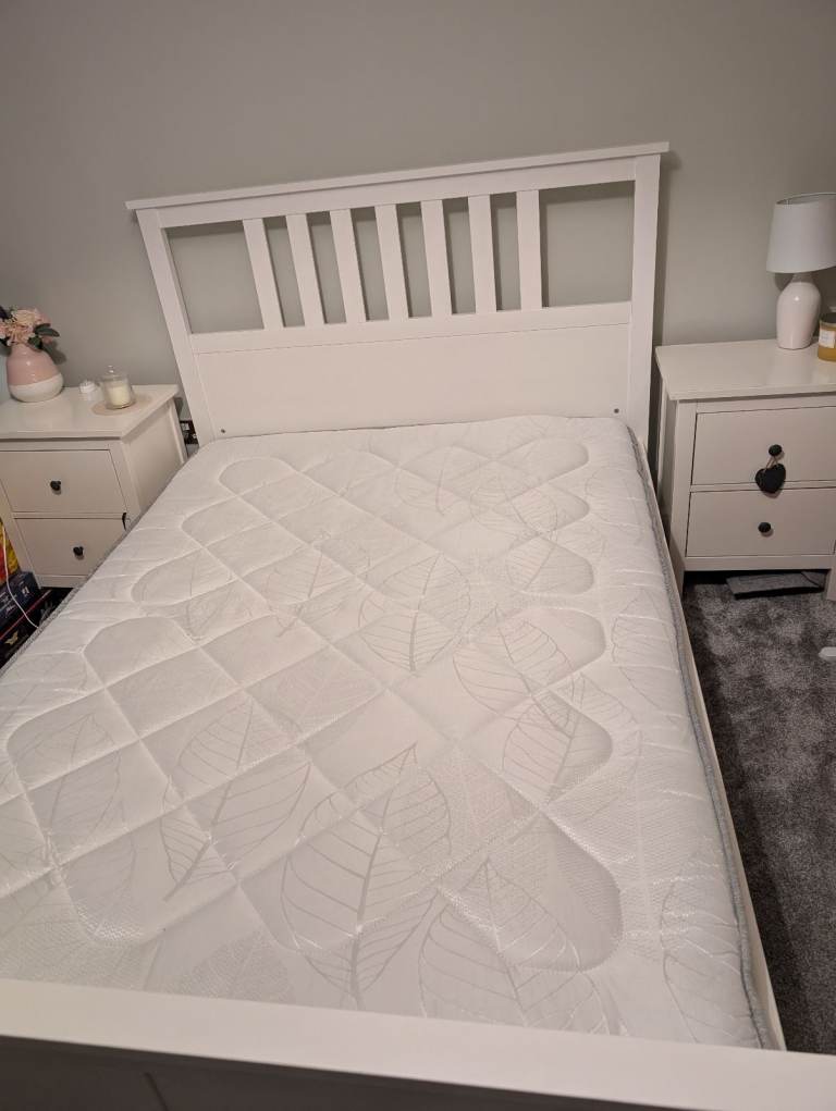 IKEA double Hemnes bed - Mattress not included 