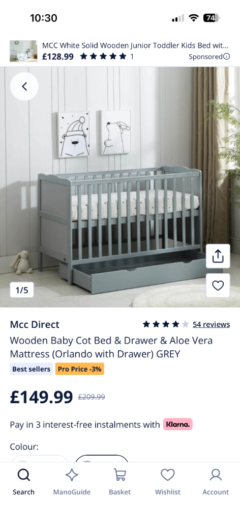 Cot bed