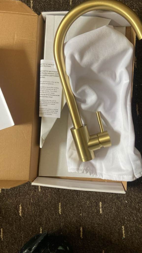 Quality Gold kictchen taps