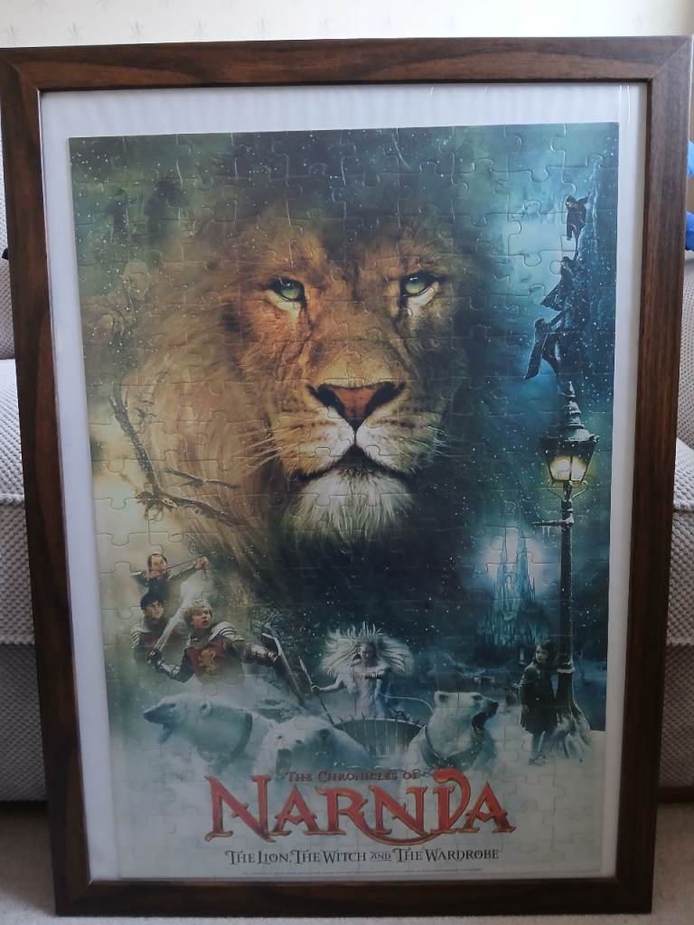Narnia 'Lion, Witch, Wardrobe' Framed Jigsaw Puzzle