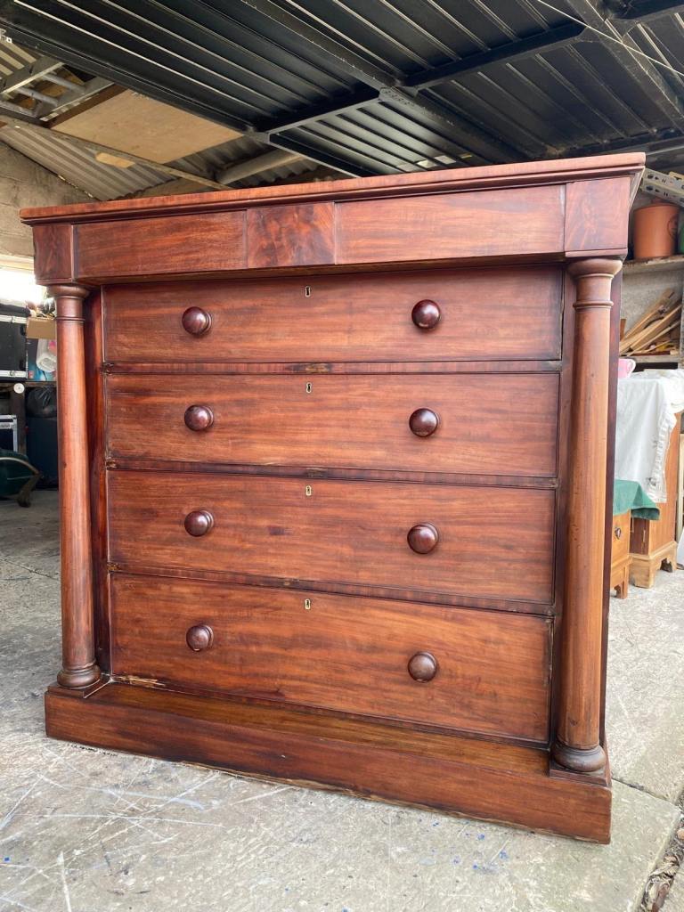 Restored Large Antique Victorian Chest of Drawers (Can Deliver)