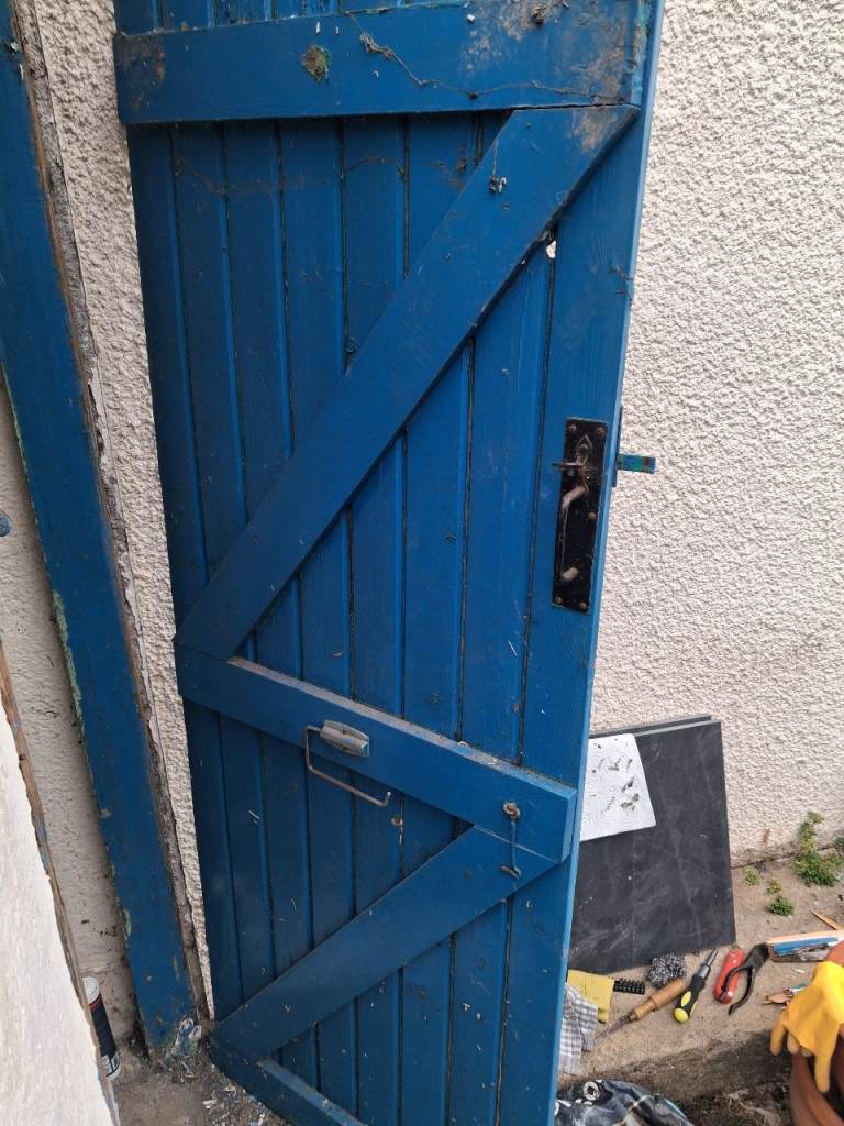 Blue Wooden Door/Garden Gate