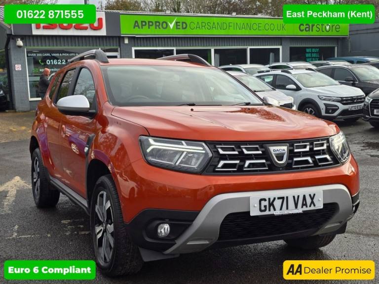 2022 Dacia Duster 1.0 TCe Prestige, 66.500 miles, 1 owner, ULEZ, 6-speed, A/C, Sat Nav, Rear  HAT...