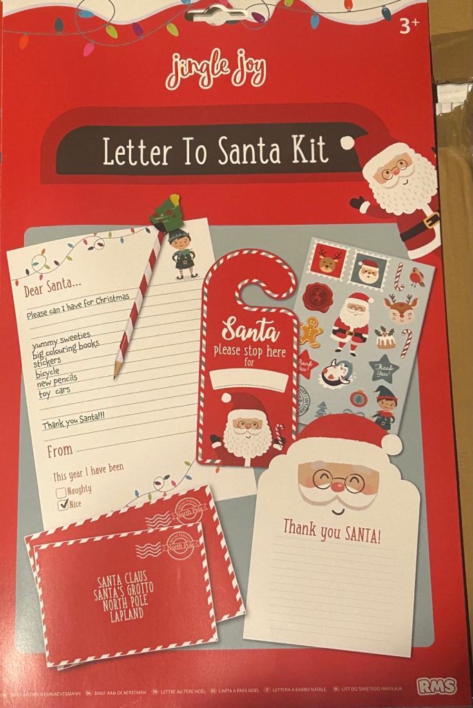 Letter to Santa kit 