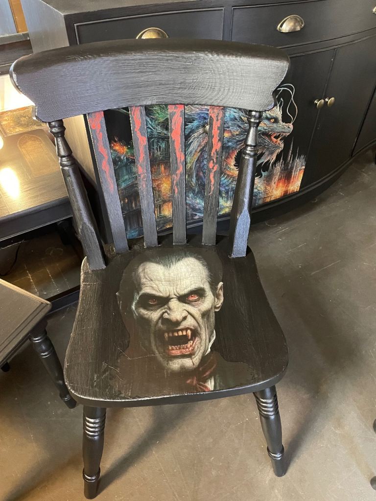 Gothic vampire chair