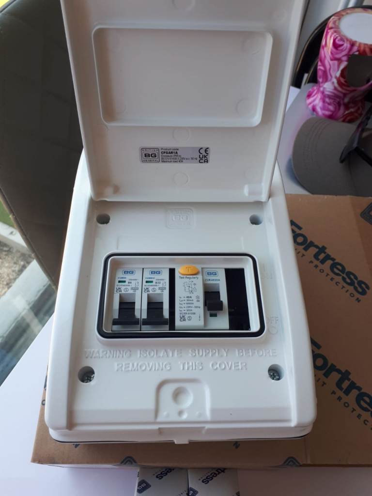 BG Fortress Weatherproof module Populated Garage Kit Circuit Breaker Enclosure Box Case