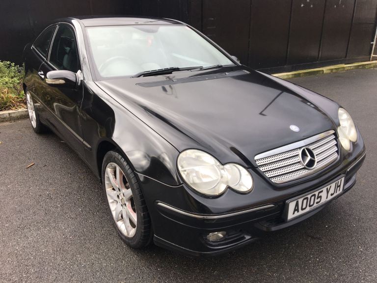 Mercedes Benz C200 1.8 • MOT • C Class Coupe Kompressor• Full Service History • Ulez Free 
