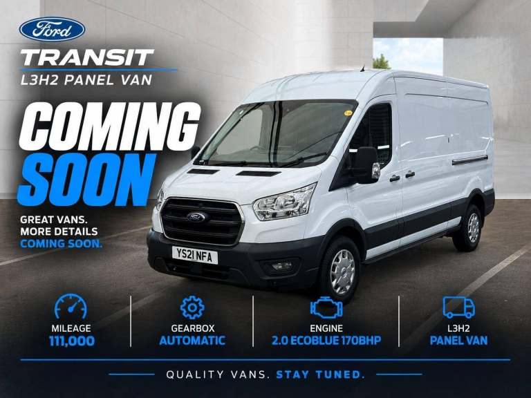 2021 Ford Transit 2.0 350 EcoBlue Trend Auto FWD L3 H2 Euro 6 (s/s) 5dr PANEL VAN Diesel Automatic
