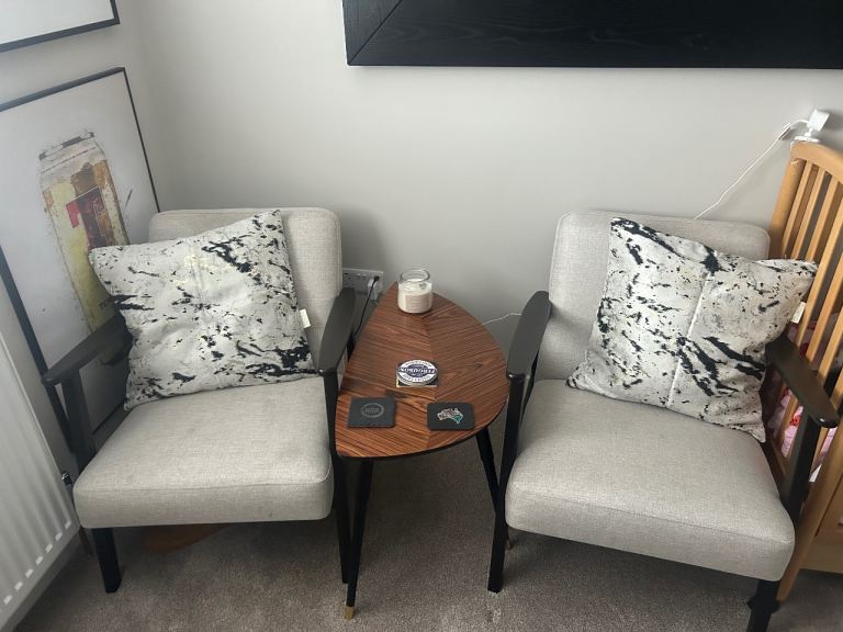 2 living room chairs