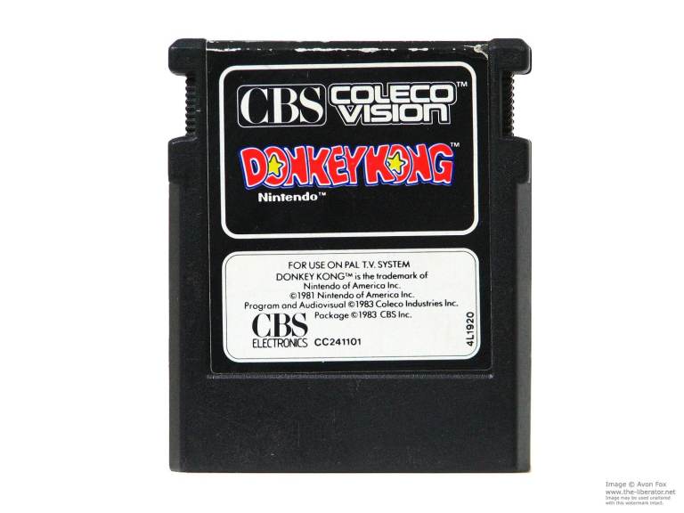 ColecoVision Donkey Kong Cartridge – PAL System