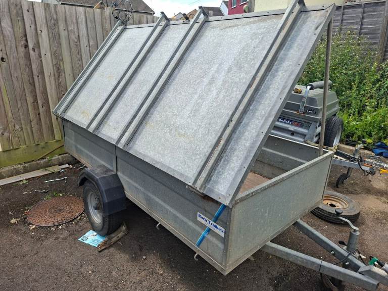 Single axle galvanised 8x4 trailer