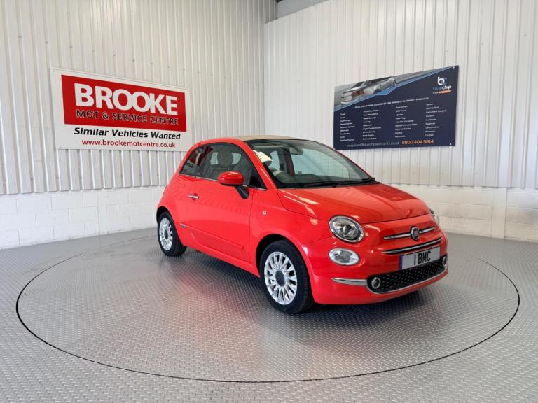  Fiat 500C 1.2 ECO Lounge Euro 6 (s/s) 2dr Petrol Manual