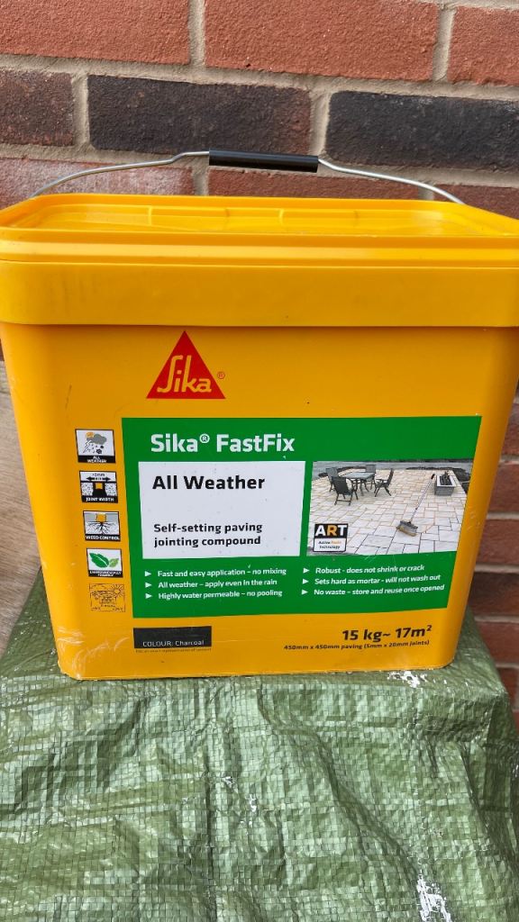 Sika FastFix All Weather Jointing Compound 15kg – Charcoal