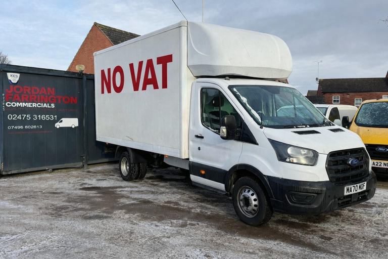 2020 FORD TRANSIT 350 LEADER LUTON DELIVERY VAN DRW EURO 6 ULEZ **NO VAT TO PAY*
