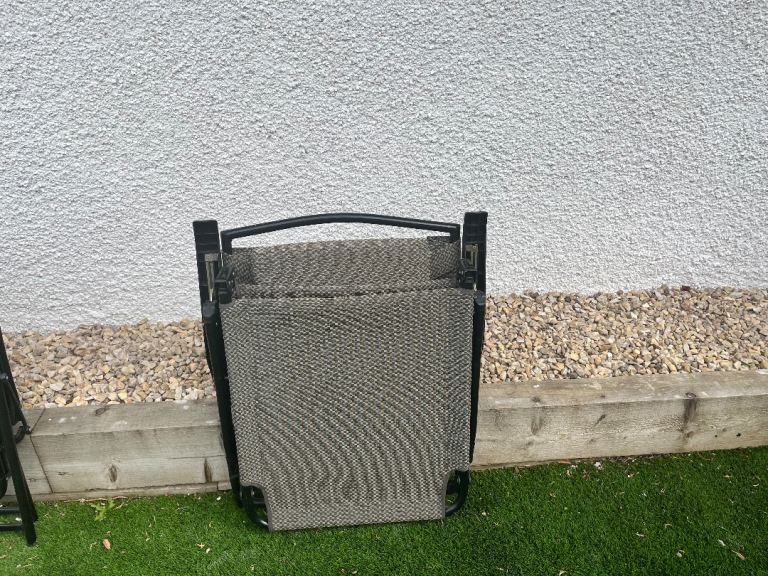 Reclining Chair and Lounger with Headrests – Foldable, Good Condition