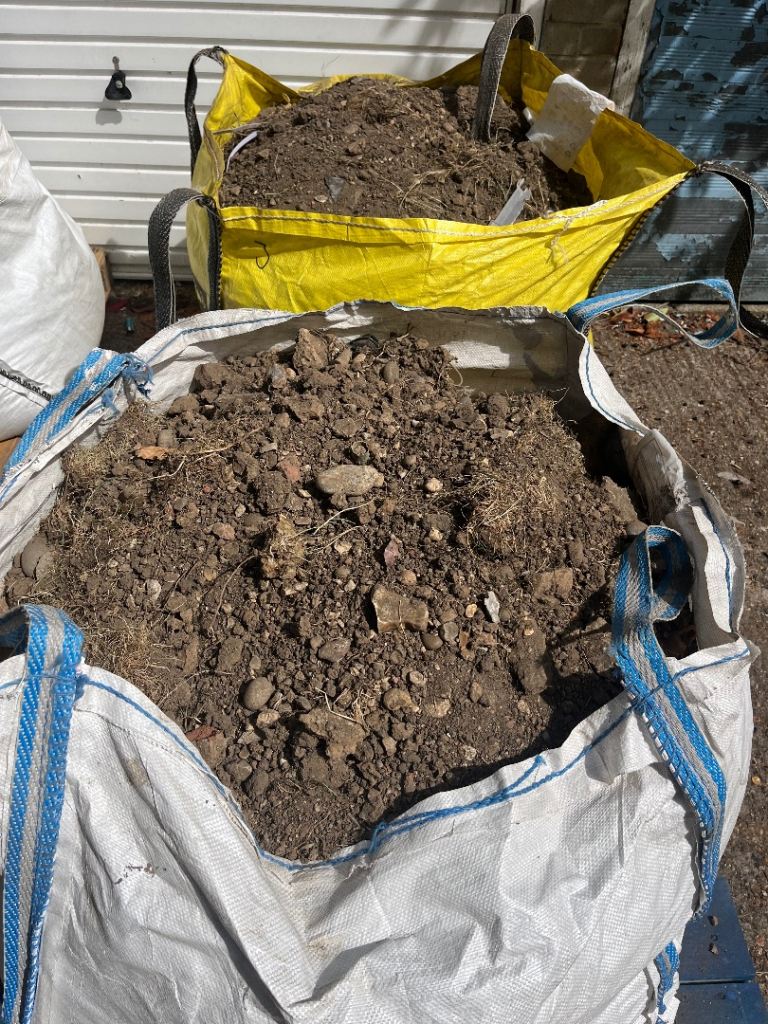 Large Bags of Soil/Rubble Mix for Garden Projects