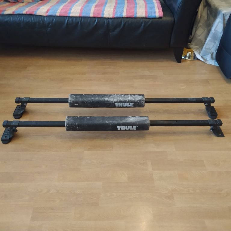 Thule roof rack square bars 129cm