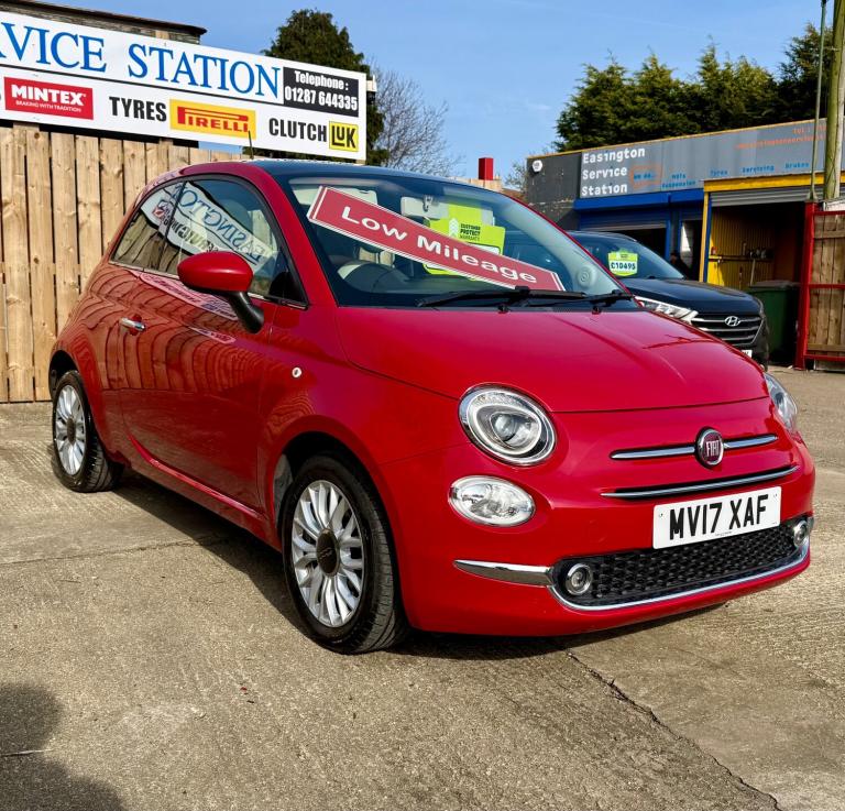 2017 Fiat 500 1.2 Lounge 3dr HATCHBACK Petrol Manual
