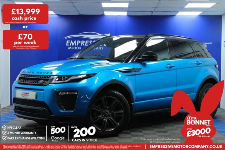 2019 68 LAND ROVER RANGE ROVER EVOQUE 2.0 TD4 LANDMARK SUV 5DR DIESEL MANUAL 4WD