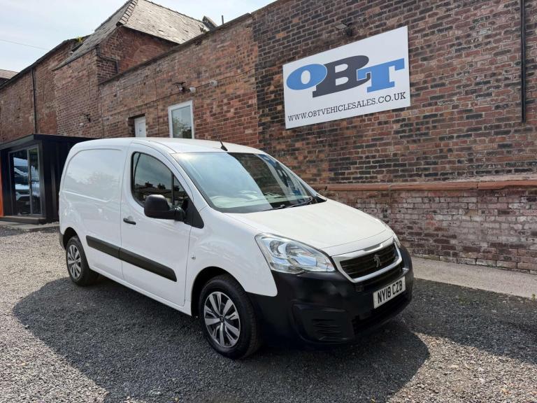 2018 Peugeot Partner 850 1.6 BlueHDi 100 Professional Van [non SS] PANEL VAN DIESEL Manual