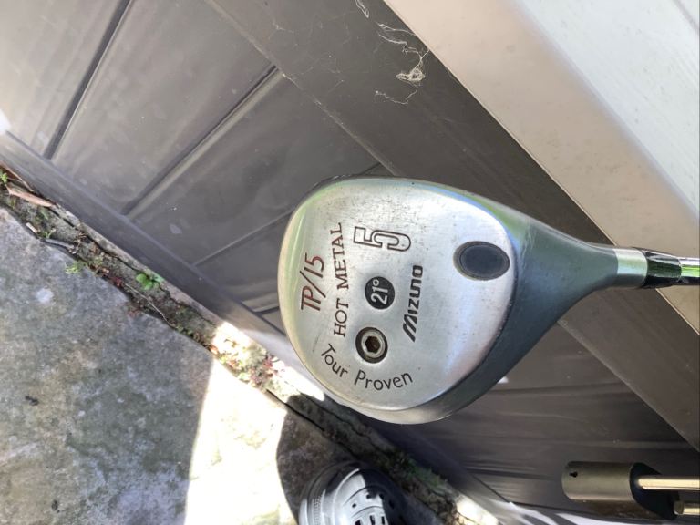 2 x mizuno hot metal drivers 15 & 21 degree all dynamic gold 