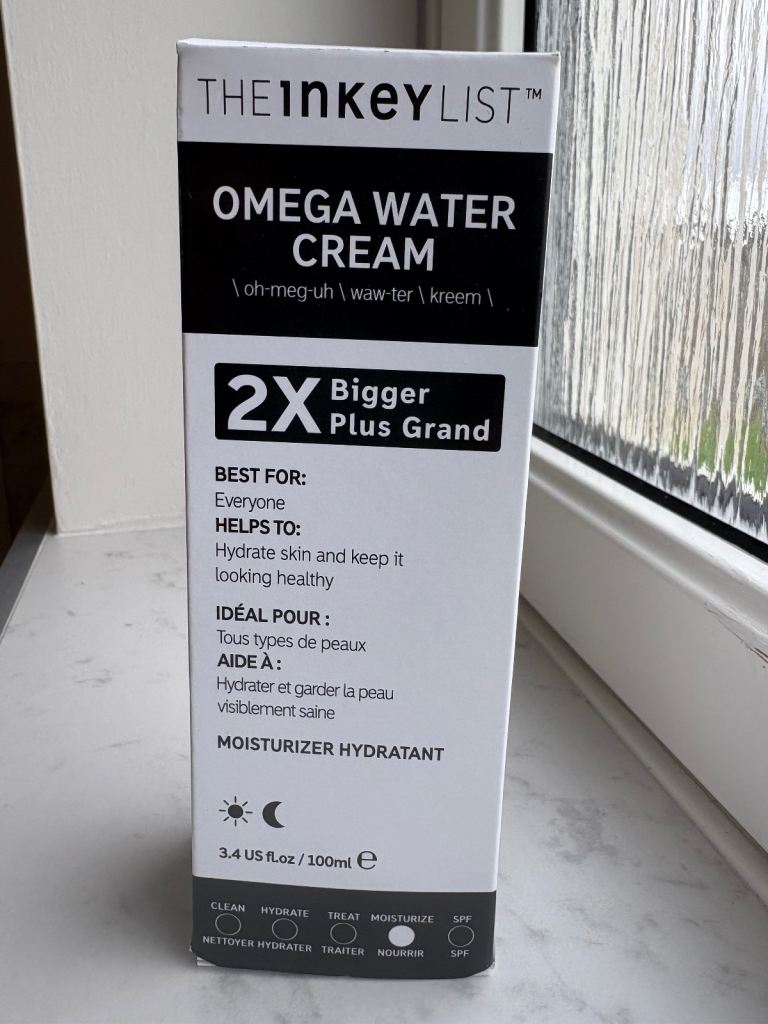 Inkey List Omega Water Cream