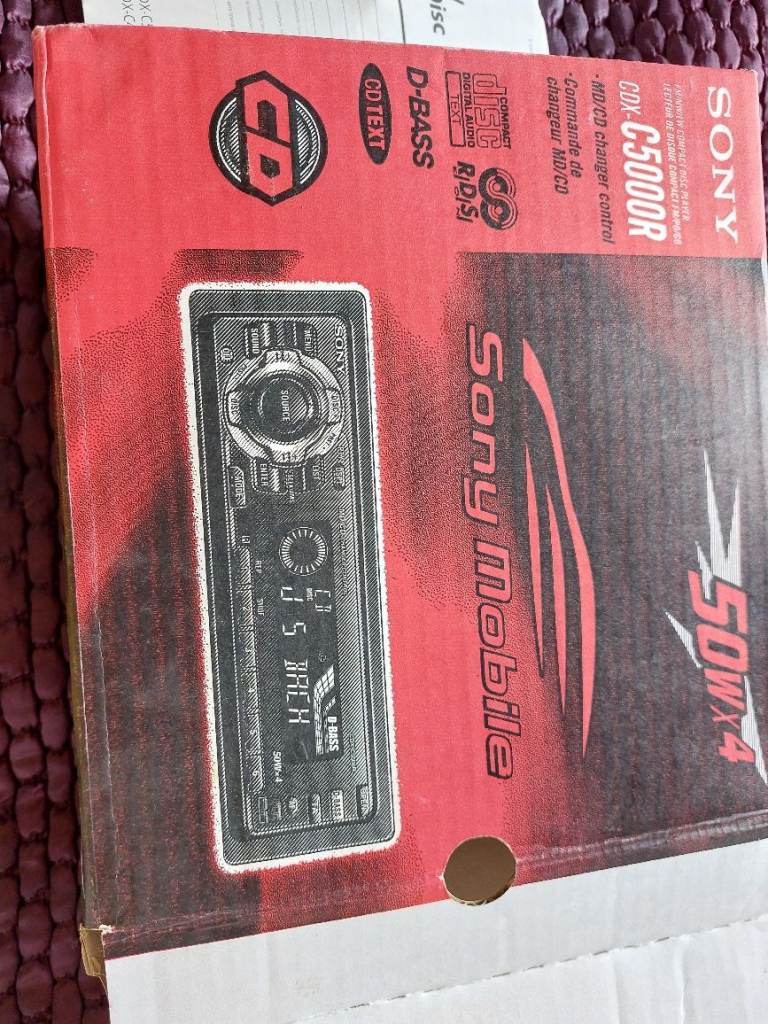 SONY CDX C5000R Retro Car Stereo