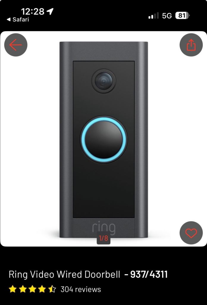 Ring video doorbell wired 