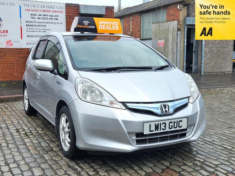 2013 Honda Jazz 1.3 Hybrid 5dr 5 Seats P/Leather Hatchback Petrol/Electric Hybrid Automatic