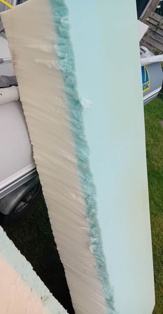 Free foam for collection. Ideal campervan seating, window seat..