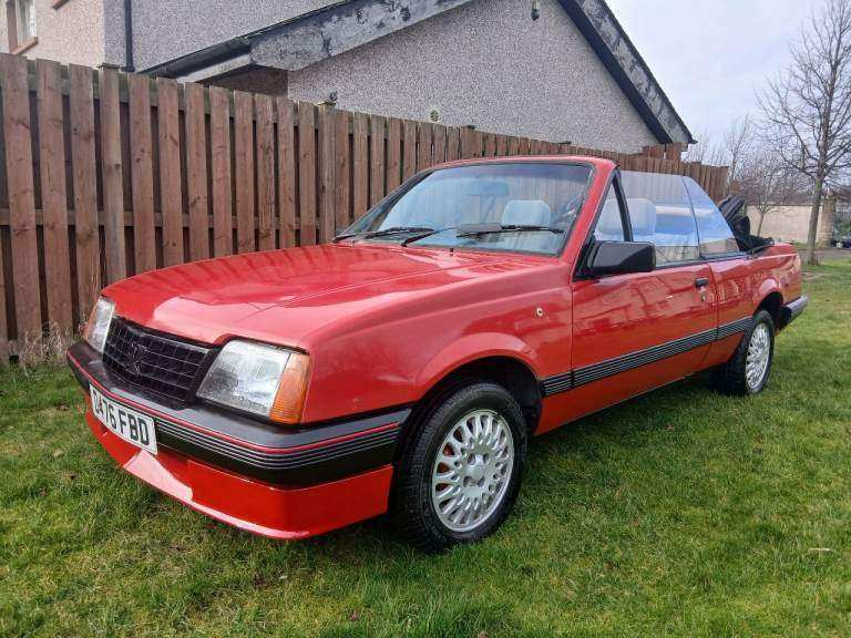 1986 Vauxhall Cavalier 1.8 Cabriolet convertible Automatic 47000 miles LONG MOT 